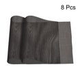 thumbnail image 3 of Unique Bargains Durable PVC Washable Woven Place Mat for Dining Tables and Home Use Brown, 3 of 6