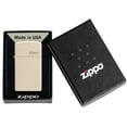 thumbnail image 7 of Zippo Slim Flat Sand Zippo Logo Pocket Lighter, 7 of 7