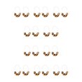 thumbnail image 2 of Jumpingount 1 par de pendientes en forma de U con estampado de leopardo, joyería de moda, recuerdos de fiesta, accesorios de mujer para chicas adolescentes, Type1 NO1 Jumpingount CBP234265, 2 of 6