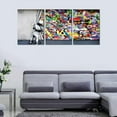 thumbnail image 2 of Hieng Large Banksy Canvas Wall Art Graffiti Dream Theme Painting Modern Inspirational Office Wall Decor （Only canvas）, 2 of 6