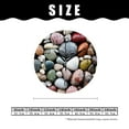 thumbnail image 2 of 12 Inch Wall Clock Battery Operated Silent Clock Decorative for Office, Kitchen, Outdoor, Living Room，Cobble Stone Exquisite, 2 of 5