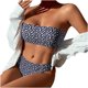 thumbnail image 4 of Traje de baño sexy de dos piezas con almohadilla push-up para mujer, conjunto de ropa de playa Fridja  nalpqowj61178, 4 of 6