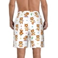 thumbnail image 3 of Bixox Men's Tigers go in for Sports printing Casual Classic Fit Short Summer Beach Shorts, 3 of 6