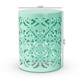 thumbnail image 3 of Baxton Studio Jamila Modern and Contemporary Aqua Finished metal Outdoor Side Table, 3 of 15