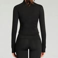 thumbnail image 2 of Women's Slim Fit Running & Yoga Jacket with Thumb Holes, 2 of 7