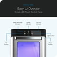 hOmeLabs Countertop Ice Maker Touch Screen, Stainless Steel Compact