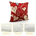 thumbnail image 4 of HENGT  Valentines Day Pillow Covers Birthday Gifts Love Pattern Throw Pillow Cover Decorations Farmhouse Outdoor for Home Decor, 4 of 5