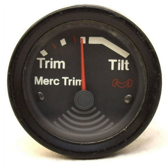 Medallion Marine Boat Trim Gauge 944-30 | Mercury Black 2 Inch