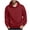 Red, variant on Womens Glitter Hoodies Trendy Sequin Long Sleeve Crew Neck Pullover Tops Oversized Shinny Casual Sweatshirt