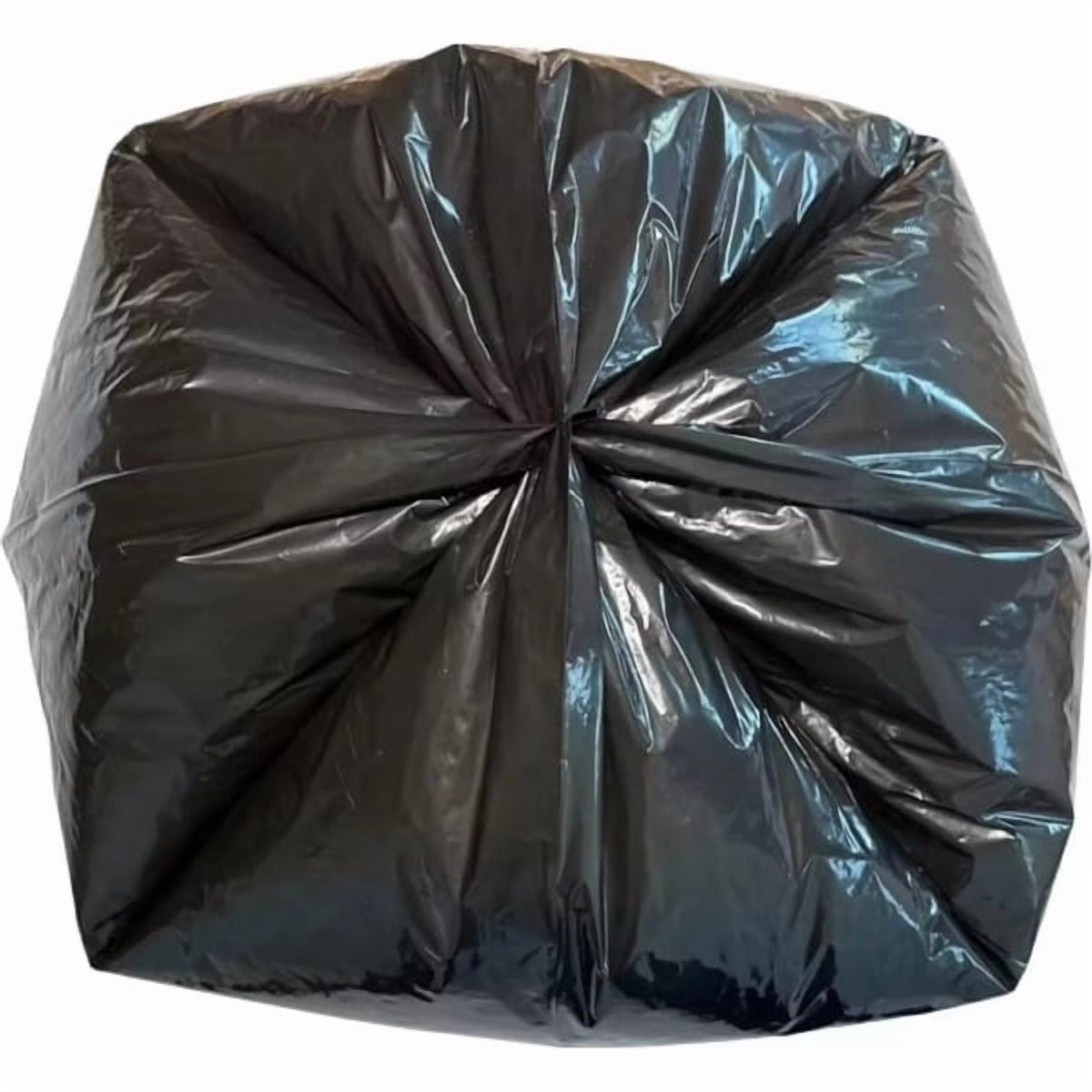 120-Pack 35 Gallon Lightweight Stretchable Trash Bags - Star-Sealed Bottom, Black Plastic Liners, Perfect Fit for 30-35 Gallon Cans, Great for Home & Small Business Cleanup