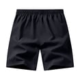 thumbnail image 4 of Hearthz Quick Dry Shorts for Men Elastic Waist Lightweight Athletic Gym Mens Shorts with Pockets Summer Beach Short for Men Black XXL, 4 of 4