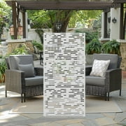 MAYEERTY 72" x 47" Privacy Screen Fence, Heavy Duty Fence Privacy Screen Outdoor