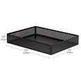 thumbnail image 4 of Mind Reader Metal Letter Size Paper Tray, Desktop Document Organizer with Non-Slip Pads, Office Desk Accessory Tray, Metal, Black, 4 of 8
