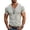 Light Gray, variant on Mens T-Shirts Summer Lightweight Breathable Short Sleeve V Neck Loose Fit Casual Striped Shirt Streetwear