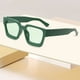 thumbnail image 4 of Gafas de sol cuadradas de moda para hombre y mujer, gafas de sol rectangulares gruesas, estilo de diseño, 4 of 4