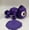 Magnetic Chameleon/Purple (Strong Magnetic 84g), variant on Pascal Shoulder Plus with Disk Base Chameleon Sitting Shoulder Magnet Lizard Plush Toy