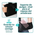 thumbnail image 3 of Cabestrillo Inmovilizador para Hombro con Soporte de Pulgar y Bolsillo para Celular | Transpirable y Ajustable | Eslinga Ortopédica | Talla S, 3 of 11