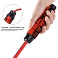 thumbnail image 3 of Skipping Rope for Workout Fitness, Adjustable Length Fabric Cotton Exercise Rope, Tangle Free Rapid Speed Skipping Rope with Soft Foam Handles for Fitness Workouts Fat Burning Exercise, 3 of 7