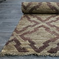 thumbnail image 5 of Spontaneous Jute Handwoven 4' x 6' Area Rug in Geometric Natural/Brown, 5 of 5