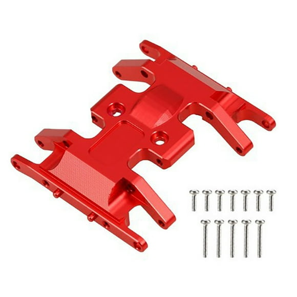 Vogacara Soporte de montaje de Base de transmisión de caja de cambios de coche de Control remoto 1:24 actualización de modelo repuestos suministros de Kits de construcción modelo Rojo Vogacara FN010818-01