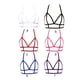 thumbnail image 5 of Brassiere Material Premium Cupsess Lencería Firmess Apasionada Misterioso Dulce Regalo Romántico Ambiente Moda Cupless Bras Blanco Scienceny  XX000635-01, 5 of 6