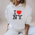 thumbnail image 3 of Sudadera con capucha I Love NY New York para mujer, ropa de invierno de manga larga para mujer, estilo grunge vintage gótico de los 90, regalo para fanáticos de High Street, 3 of 4