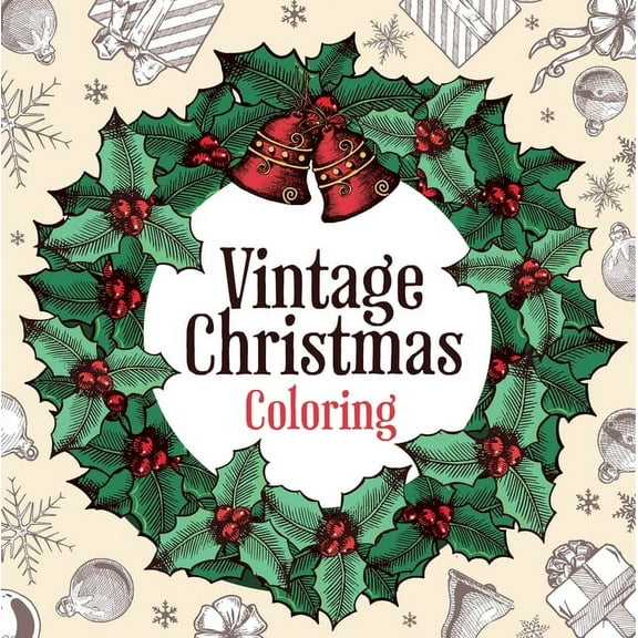 Keepsake Coloring Books Vintage Christmas Coloring (Keepsake Coloring Books), (Paperback)