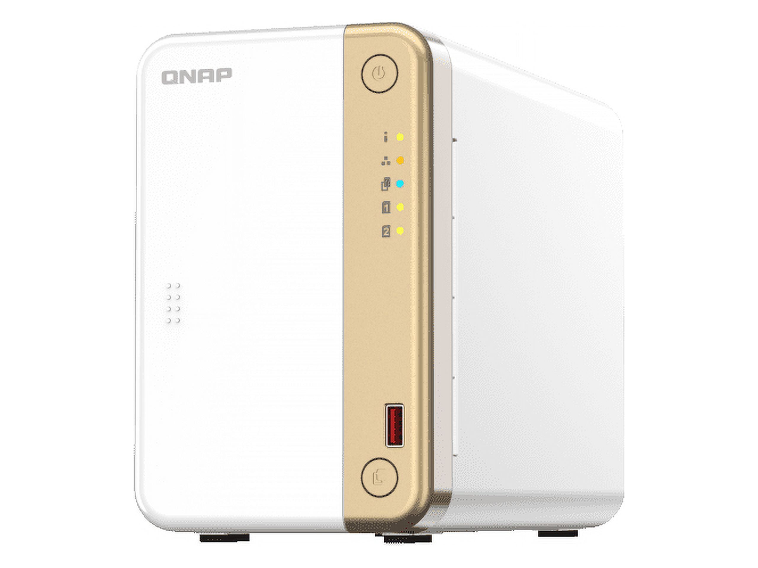 QNAP TS-264 2-Bay NAS, Intel 4C/4T Processor, 8GB DDR4 RAM