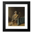 thumbnail image 2 of Jan Miense Molenaer 15x17 Black Modern Framed Museum Art Print Titled - Self-Portrait as a Lute Player (C. 1636-1637), 2 of 5