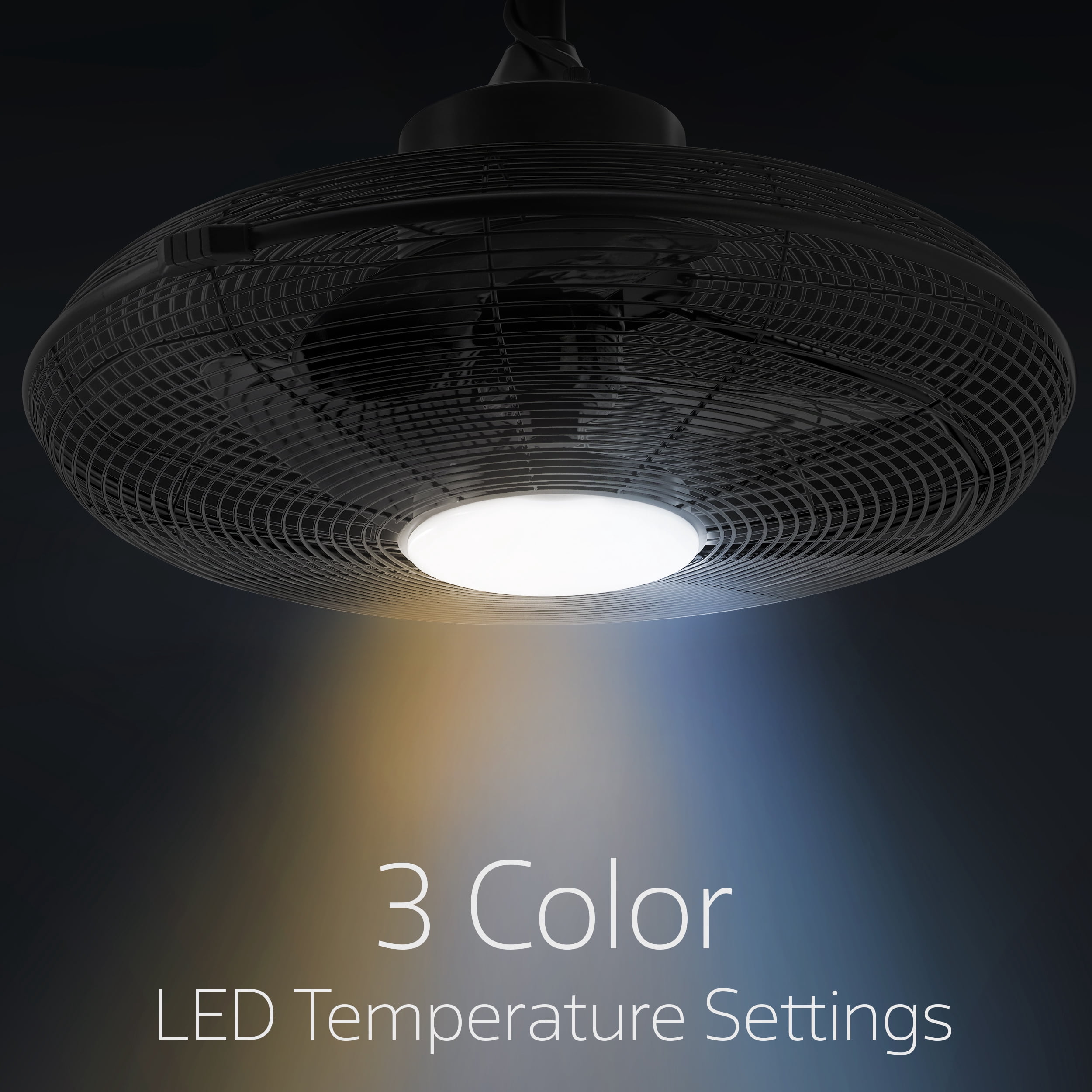Vie Air 20 Inch 3 Speed Gazebo Outdoor Fan in Matte Black