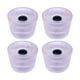thumbnail image 2 of 4pcs 70mm ruedas de monopatín ruedas longboard ruedas luminosos rodamientos de reemplazo dureza 80a al aire libre suave led flash interior PU para par Blanco negro Soledad Ruedas de patineta, 2 of 10