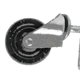thumbnail image 2 of 4 Inch Heavy Duty Rubber Mute Spring Loaded Gate Door Wheel Caster Spring Wheel Home Gate Door Roller (1 Pcs, Black), 2 of 4