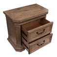 thumbnail image 5 of Magnussen Home Adler Court Florentine Walnut Drawer Nightstand, 5 of 12