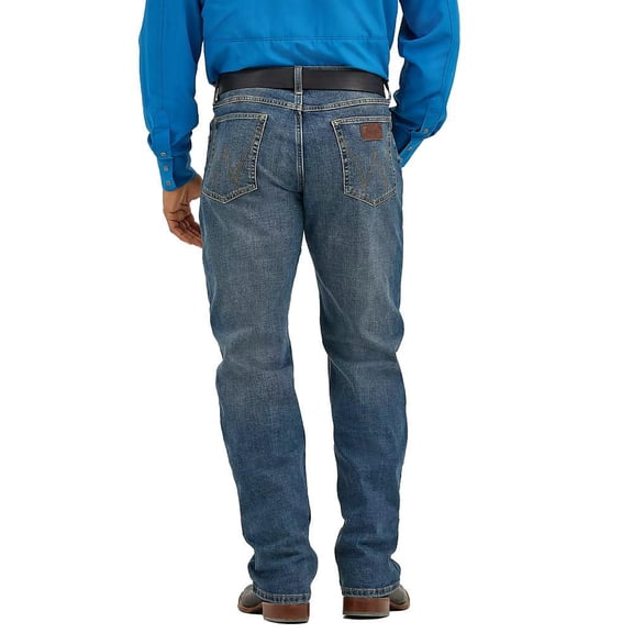 Wrangler Mens 20X Competition Active Flex Thundercloud Wash Jean