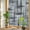 Black, variant on Sage Green Grid Window Privacy Film Rainbow Static Cling Stain Glass Window Film for Glass Door, Decorative Heat Control UV Blocking Sunroof Decal Sticker for Car 17.7"x39.3" Geometric Modern Green