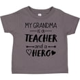 thumbnail image 3 of Inktastic My Grandma is a Teacher and a Hero Boys or Girls Toddler T-Shirt, 3 of 5