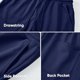 thumbnail image 4 of Ceisia Men's Loose Straight Wide-Leg Sweatpants Japanese Terry Cloth Casual Athletic Pants with Deep Pockets Gifts, 4 of 5