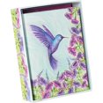 thumbnail image 4 of Papyrus Blank Cards with Envelopes - Designed by Bella Pilar, Purple Hummingbird (14-Count), 4 of 8