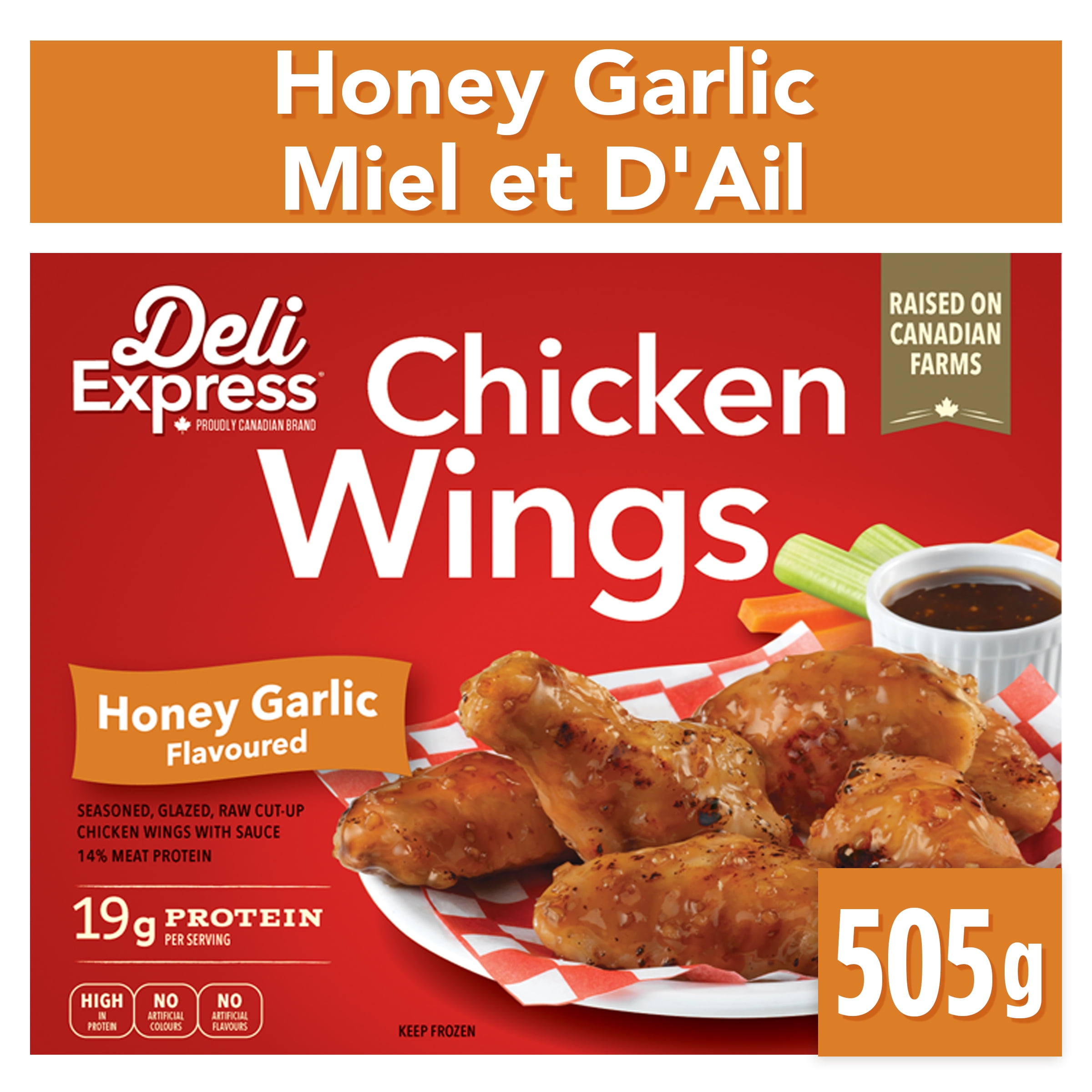 Deli Express Honey Garlic Flavoured Chicken Wings, Deli Express Honey Garlic Chicken Wings