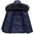 thumbnail image 3 of Ensemble 2 Pcs pour Enfants : Manteau Matelassé d'Hiver et Pantalon de Neige, Combinaison de Ski, 3 of 7