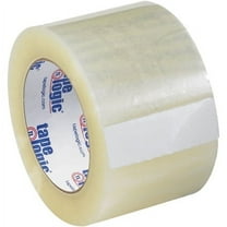 "ShippingSuppliesByMail Clear Tape Logic® Quiet Carton Sealing Tape, 3"" x 110 yds, 2.6 Mil, 24 Rolls/Case"