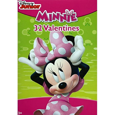 Disney Minnie Mouse Box of 32 Valentines Cards