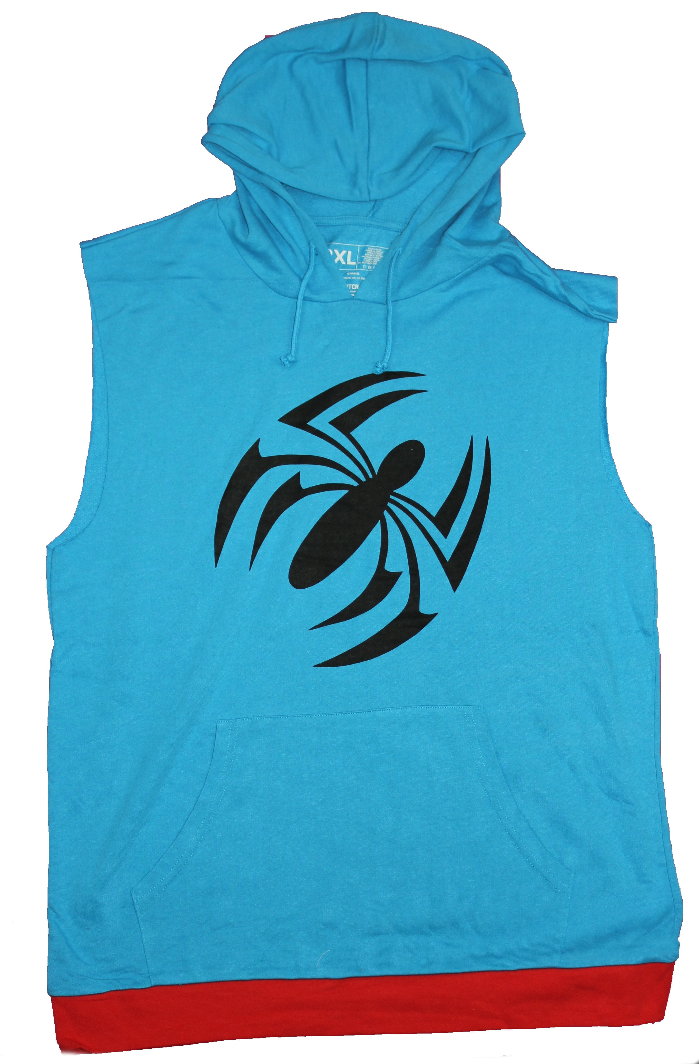 Spider man sleeveless hoodie Clearance