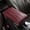 Wine #4, variant on Car Armrest Cushion Pad | Memory Foam & Mesh Center Console Cover | Red Microfiber Leather | Waterproof & Easy Install | 1 Piece