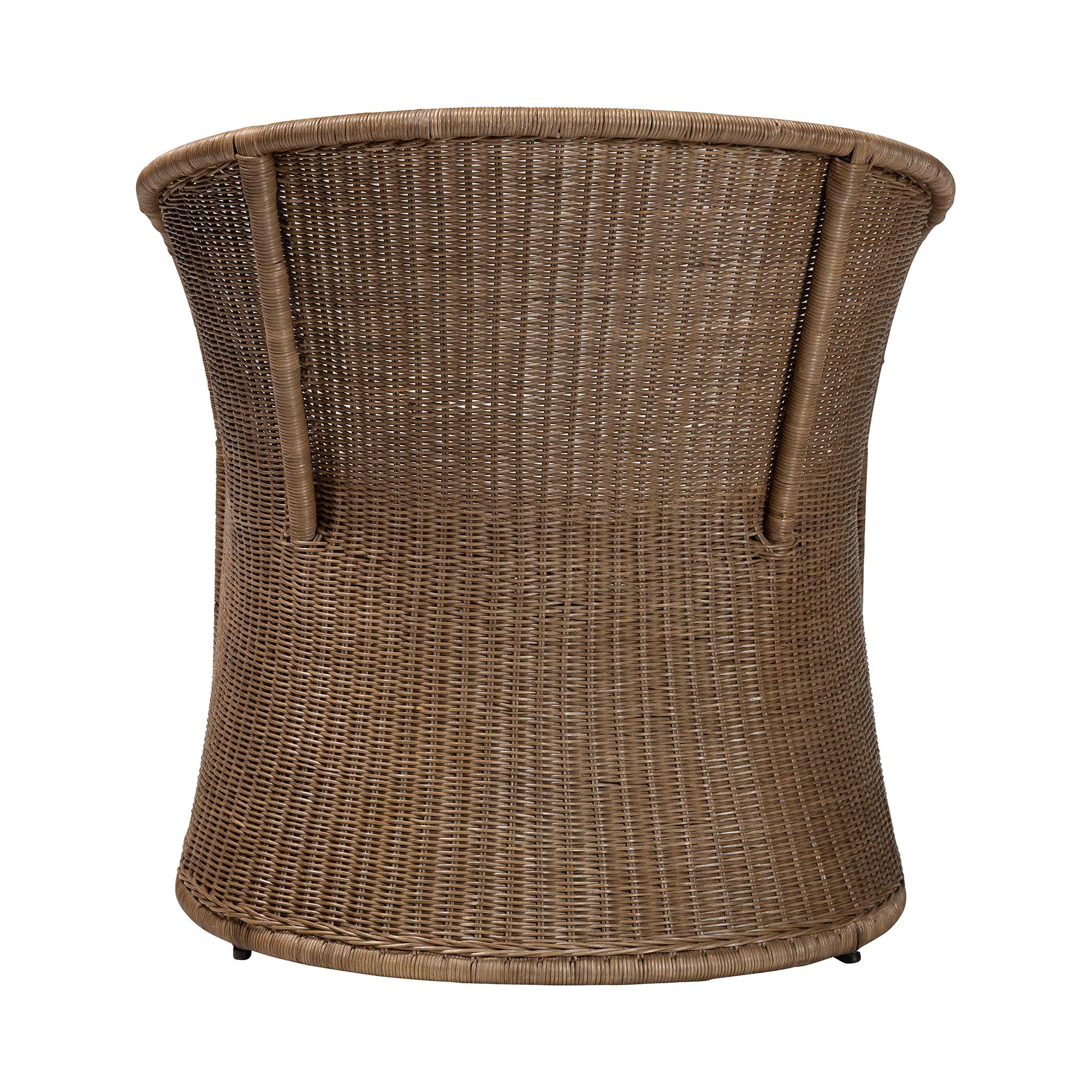 bali & pari Kintamani Boho Accent Chair, Greywashed