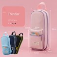 thumbnail image 2 of Large Capacity Multiple Use Pencil Bag, Big Storage Stationery Organizer, Simple Pen Marker Pouch for Adults, Office Business Summer Holiday Gift, Cosmetics Pouch Makeup Bag (Blue), 2 of 9