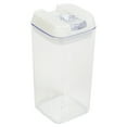 thumbnail image 2 of Airtight Food Storage Container, Stackable Pantry Storage Containers with Leak-Proof Lid, BPA-Free Clear Plastic Kitchen Organizer for Storing Rice Cereal Sugar, One Button Opening Food Containers, 2 of 9