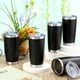 thumbnail image 4 of Paquete de 36 vasos Sieral de acero inoxidable de 600 ml, color negro, 4 of 7