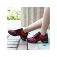 thumbnail image 5 of Woobling Dance Sneakers Women Girls Jazz Dancing Shoes Comfortable Athletic Walking Shoes Black Red Style B 7.5, 5 of 9