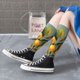 thumbnail image 5 of Balery Retro Warm Lemon Flower Calcetines novedosos Calcetines deportivos Calcetines hasta la rodilla Calcetines de algodón Calcetines originales y geniales, 5 of 6